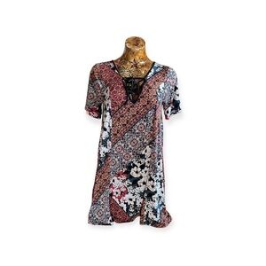 BCBGeneration dress short sleeve tie front small